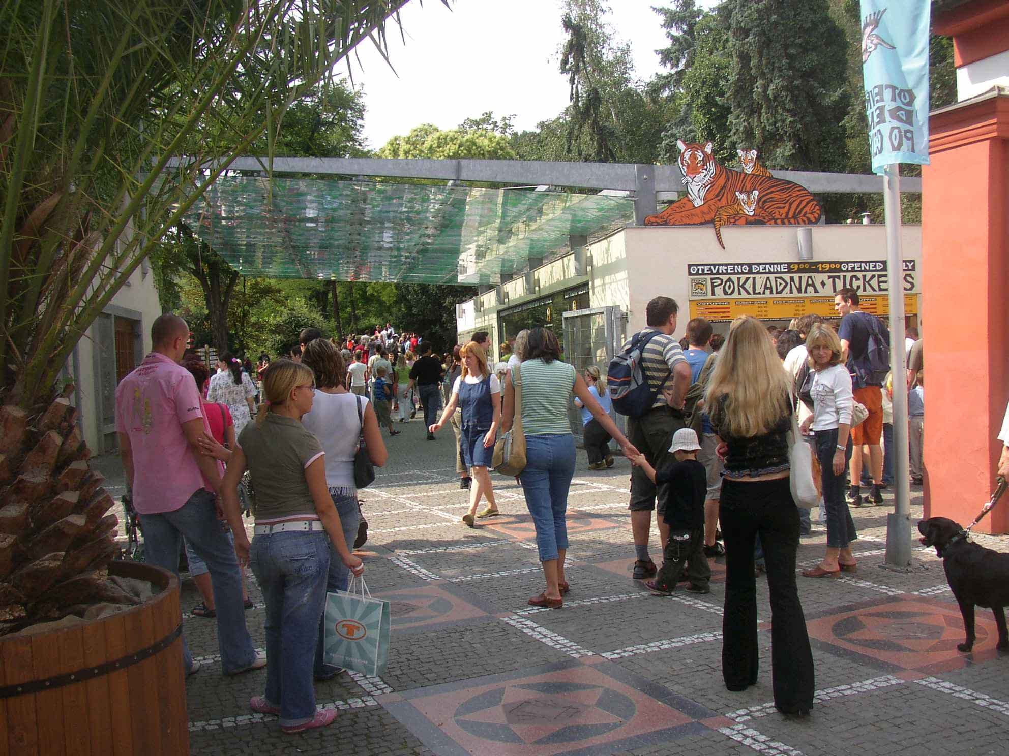 Main entrance of the Prague Zoo